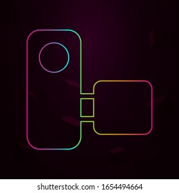 manual camera nolan style icon. Simple thin line, outline vector of web icons for ui and ux, website or mobile application