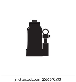 MANUAL CAR JACK ICON VECTOR ILLUSTRATION SYMBOL DESIGN 