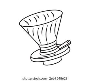 Interruptor de goteo de Vector de línea de preparación de café manual