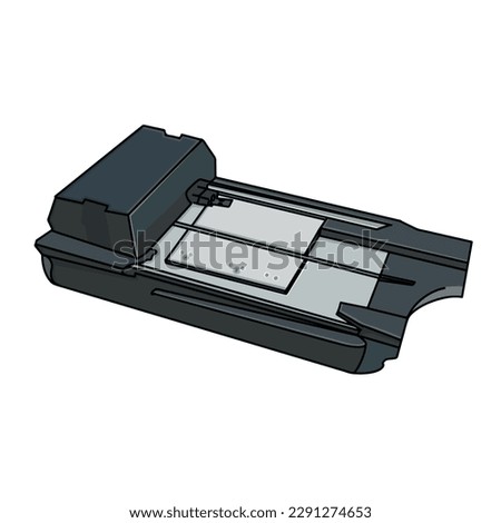 Manual credit card. A manual credit card POS imprinter. 