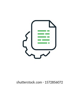 Manual Document Icon Design Vector Illustration Stock Vector (Royalty ...