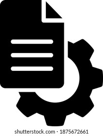 Manual document icon , vector