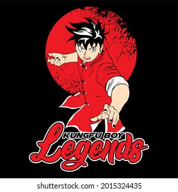 manual drawing of a legend fighter