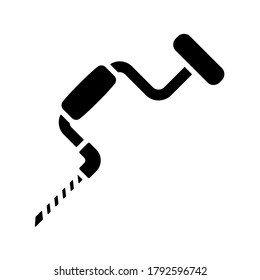 manual drill icon vector illustration design