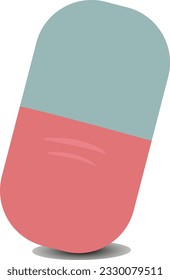 Manual Eraser. Vector Illustration of Rubber Eraser for Drawing with Shadow