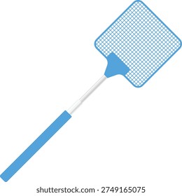 Manual Fly Swatter for Pest Control Flat Illustration Isolated on White Background