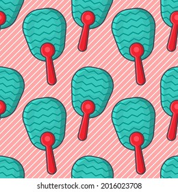 manual hand fan seamless pattern vector illustration 