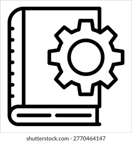Manual Icon Element For Design