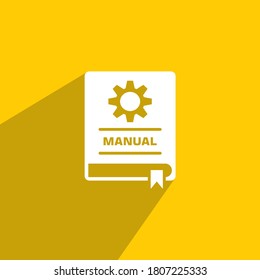 manual icon, Technology icon vector