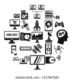 Manual icons set. Simple set of 25 manual vector icons for web isolated on white background