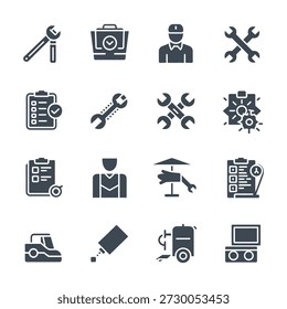 Manual Labor Workshop and Engineering Icons