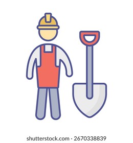 Manual labour Vetor Ícone que pode facilmente modificar ou editar

