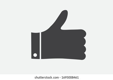 Manual like sign. Vector illustration.