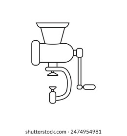 Manual Meat Grinder icon design