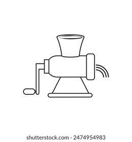 Manual Meat Grinder icon design