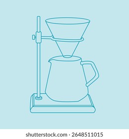 Configuração manual de preparação de café