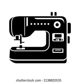 Manual sew machine detailed icon. Simple illustration of manual sew machine icon for web design isolated on white background factory