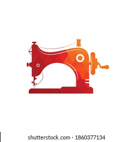 Manual sew machine icon. Simple illustration of manual sew machine icon for web design isolated on white background.