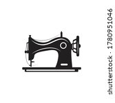 Manual sewing machine vector icon. Simple illustration of manual stitching machine icon for web design isolated on white background.