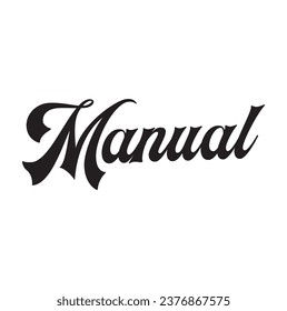 manual text on white background.