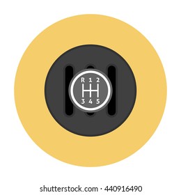 Manual Transmission flat icon