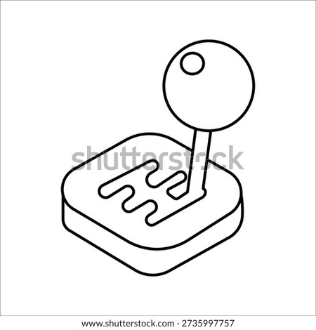 Manual Transmission Gear Shift Pattern Icon