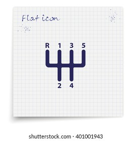 Manual transmission icon.
