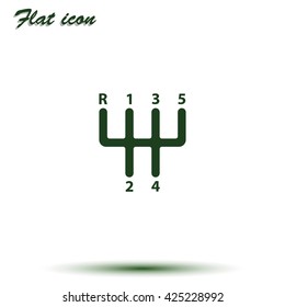 Manual transmission icon.