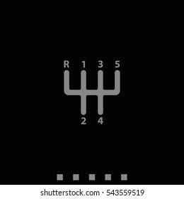 Manual transmission icon.