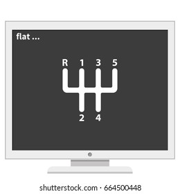 Manual transmission icon.