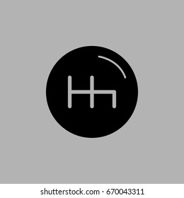 Manual transmission vector icon