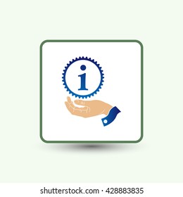  Manual and tutorial, instruction symbol.