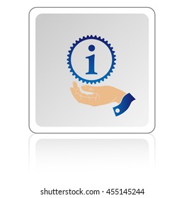  Manual and tutorial, instruction symbol.