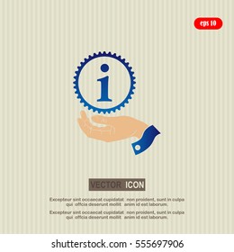  Manual and tutorial, instruction symbol.