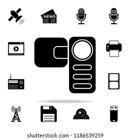 manual video camera icon. Media icons universal set for web and mobile