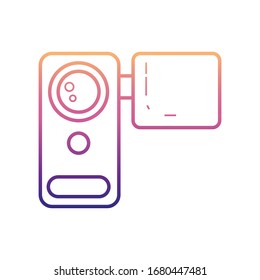 manual video camera nolan icon. Simple thin line, outline vector of Media icons for ui and ux, website or mobile application