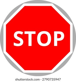 Manually Operated Temporary STOP Sign