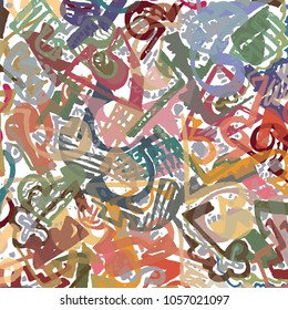 Manually painted artwork digitized, colored, and remastered