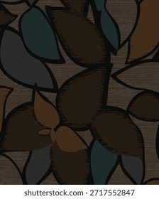 design têxtil manual com bela imagem decorativa padrão abstrato