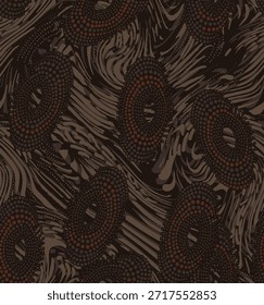 design têxtil manual com bela imagem decorativa padrão abstrato