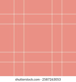 Manufacture pattern vector seamless, tweed check tartan background. Father fabric textile texture plaid in red and light colors palette.