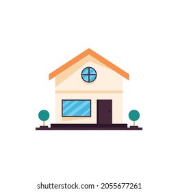 Manufactured Home Style Vector Illustration Design Eps.10