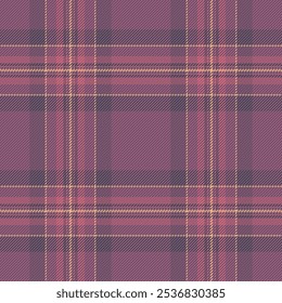 Manufacturing fabric textile check, figure tartan plaid seamless. Repeatable patterns texture background pattern vector in pastel and pink colors.