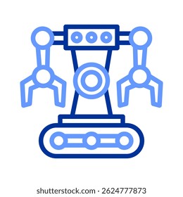 Manufacturing Icon Element For Design