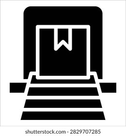 Manufacturing Icon Element For Design