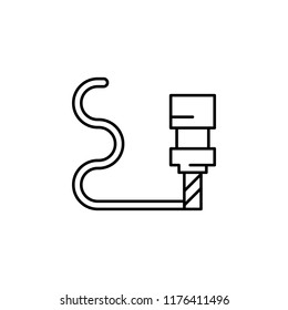 Manufacturing icon. Element of laser application in production for mobile concept and web apps illustration. Thin line icon for website design and development, app development