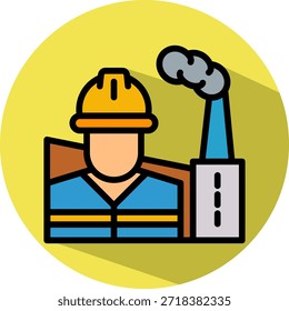 Ilustración vectorial isométrica del icono de la fabricación