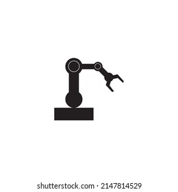 manufacturing industrial robot  icon vector illustration design