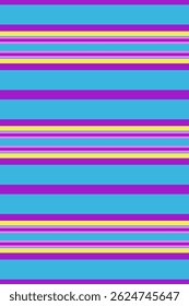 Manufacturing lines texture vector, folded textile vertical stripe. Scrapbooking pattern fabric seamless background in purple and cyan colors palette.