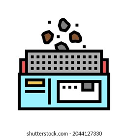 manufacturing plant color icon vector. manufacturing plant sign. isolated symbol illustration